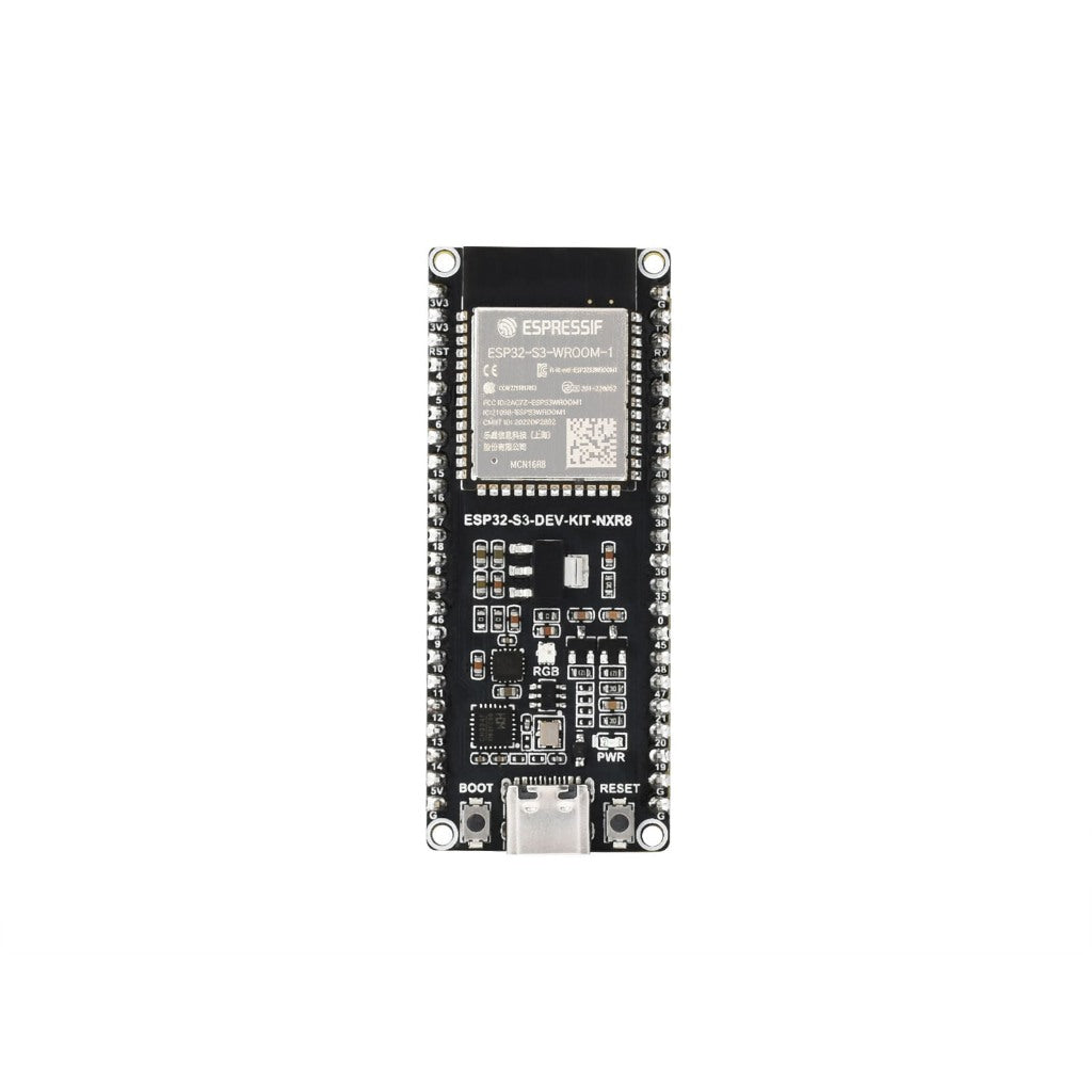 ESP32-S3 Microcontroller, 2.4GHz Wi-Fi Development Board, 240MHz Dual Core Processor, ESP32-S3-WROOM Module, Options For 8MB / 16MB / 32MB Flash and 8MB / 16MB PSRAM