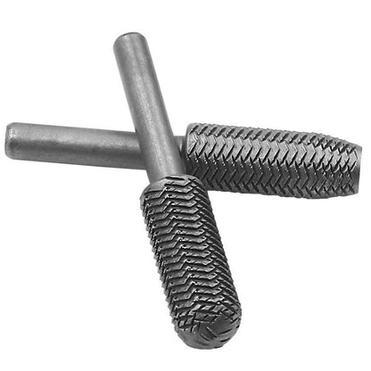 Fulabs Powerful 5-Piece Embossed Steel Files Electric Grinding Heads for Soft Metal Sanding and Burr Removal