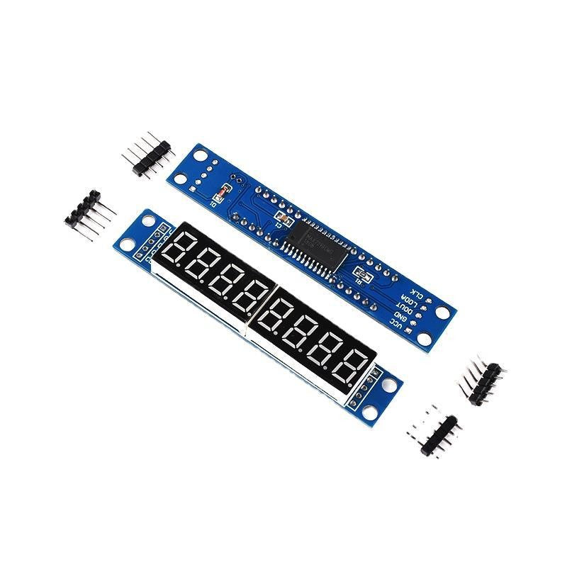 1pcs TM1637 4 Bits/TM1638/MAX7219 8 bit Digital LED Display Module 7 Segment 0.36Inch Clock RED Anode Tube Four Serial Driver