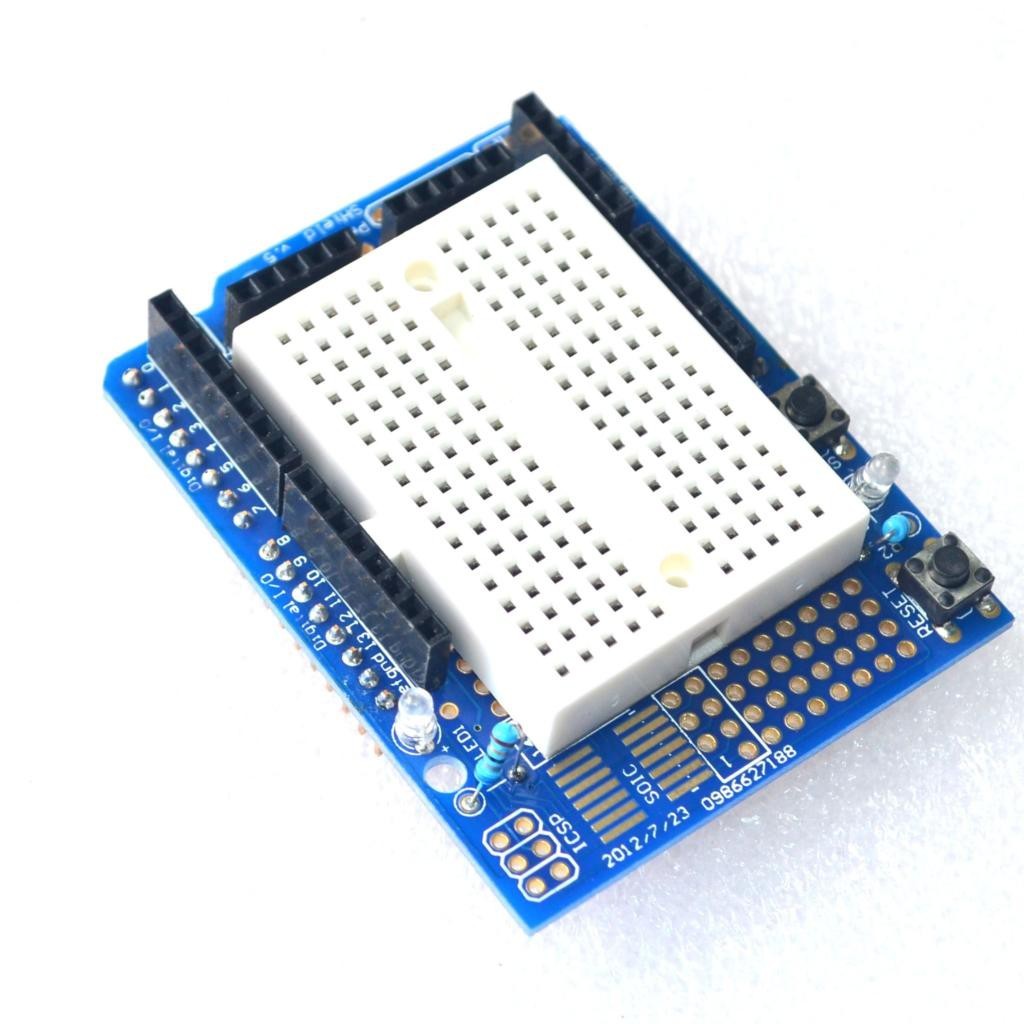 Fulabs UNO ProtoShield prototype expansion board with SYB-170 mini breadboard based For ARDUINO