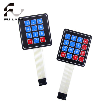 1pcs Keypad Keyboard Touch Button Switch Matrix Array Waterproof Membrane Arduino 1*4 4*4 4*5 16 Push Buttons