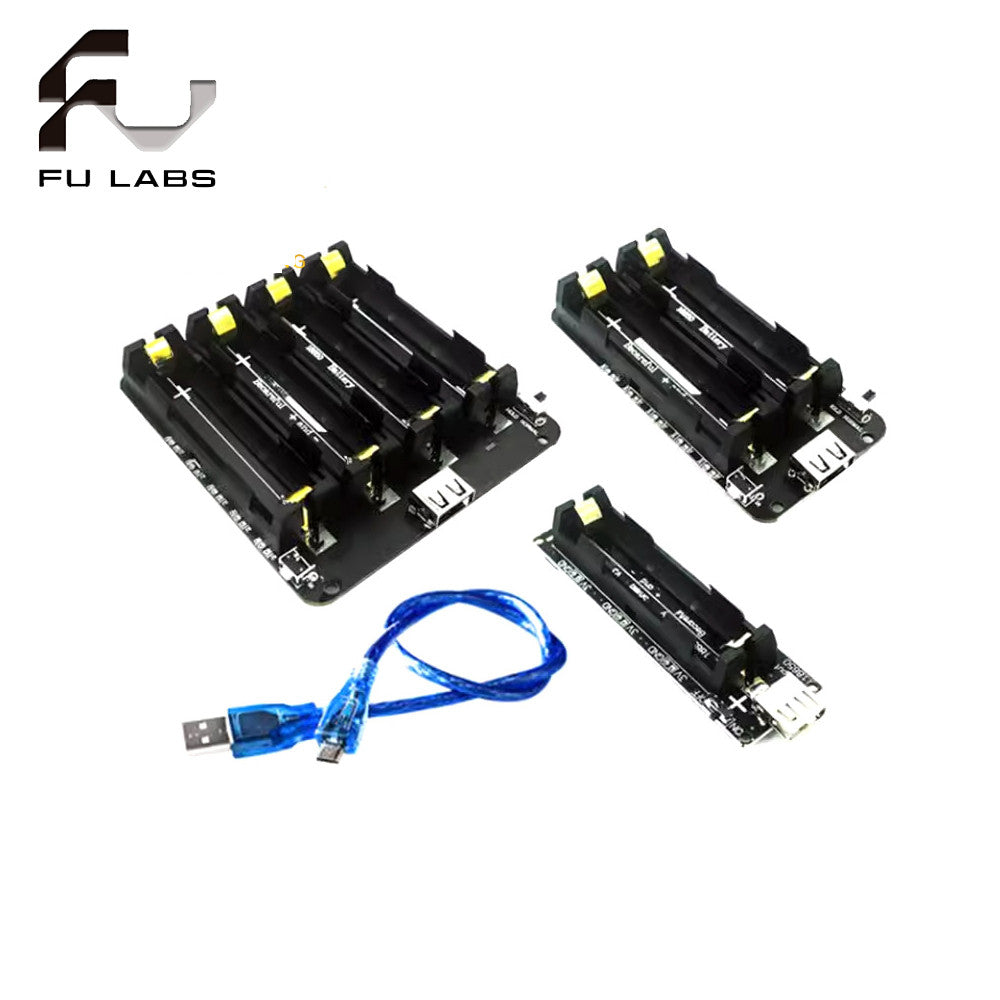 1pcs 18650 Two Voltage Lithium Battery Shield V8 Mobile Power Expansion Board Module 5V/3A 3V/1A Micro USB For Arduino ESP32 ESP8266