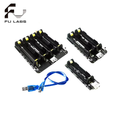 1pcs 18650 Two Voltage Lithium Battery Shield V8 Mobile Power Expansion Board Module 5V/3A 3V/1A Micro USB For Arduino ESP32 ESP8266