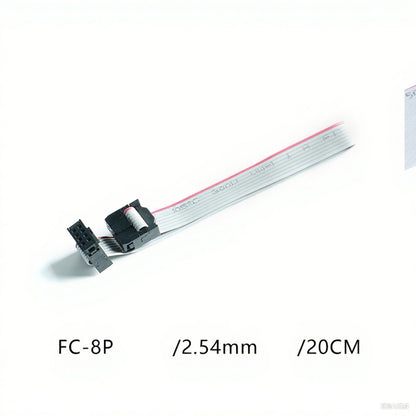 Fulabs 2.54MM Pitch FC-6/10/16/20/24 PIN 20CM JTAG ISP DOWNLOAD CABLE Gray Flat Ribbon Data Cable FOR DC3 IDC BOX HEADER