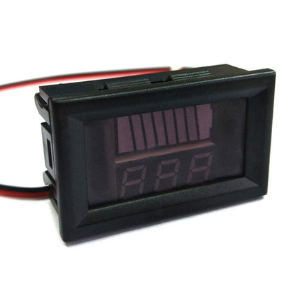 Fulabs Waterproof Lithium Battery Capacity Meter High Precision LED Voltmeter Tester 12V 24V 36V 48V 60V 72V 84V