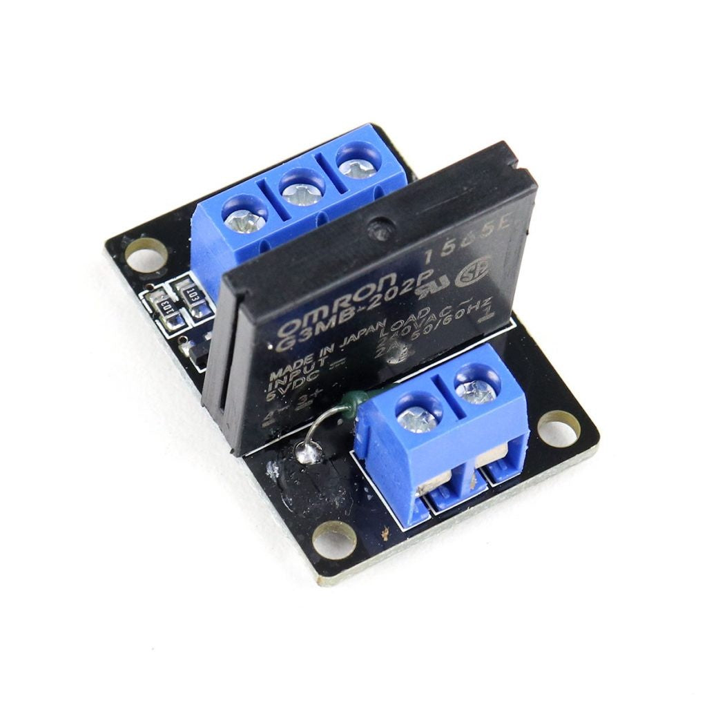 Fulabs 1 Channel 5V DC Solid State Relay Module Board Low Level Solid State Relay Module 250V 2A