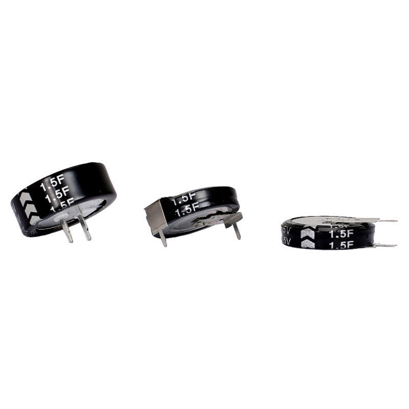 Fulabs 1PCS V type 5.5V Super capacitor 0.1F 0.22F 0.33F 0.47F 1F 1.5F 4.0F Button Farad capacitor