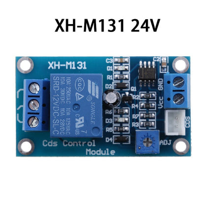 1pcs XH-M131 DC 5V-24V 10A Light Control Switch Photoresistor Relay Module Detection Sensor brightness Automatic Control Module