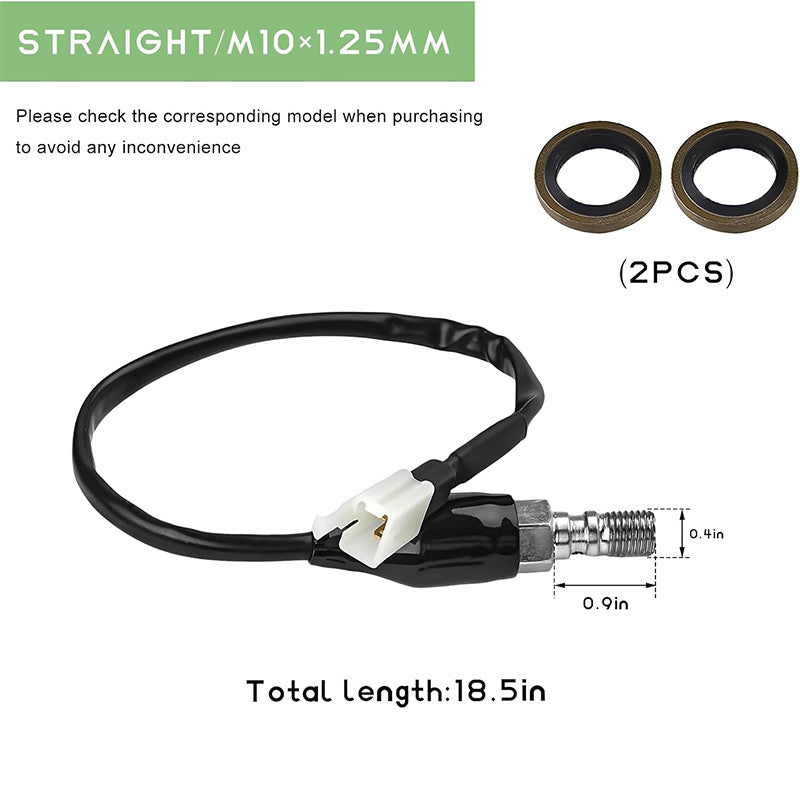 Motorcycle Hydraulic Switch Brake Tail Light Switch Universal M10×1.25mm M10×1.0mm