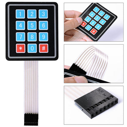1pcs Keypad Keyboard Touch Button Switch Matrix Array Waterproof Membrane Arduino 1*4 4*4 4*5 16 Push Buttons
