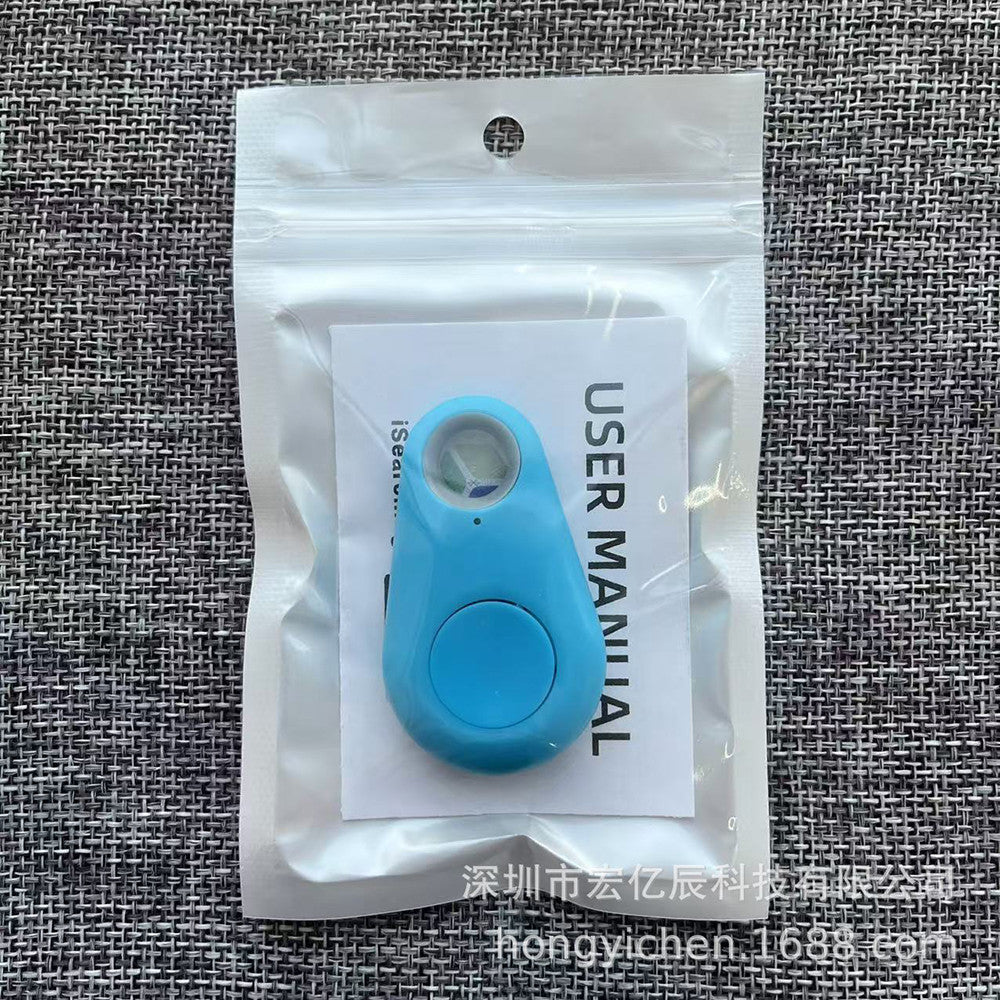 1pcs Universal Waterproof Positioning Device Hangable Position Finder Smart Mini GPS Alarm Tracker Anti Lost Phone Bluetooth Locator For Pets Kids Car Luggage Keys Wallet