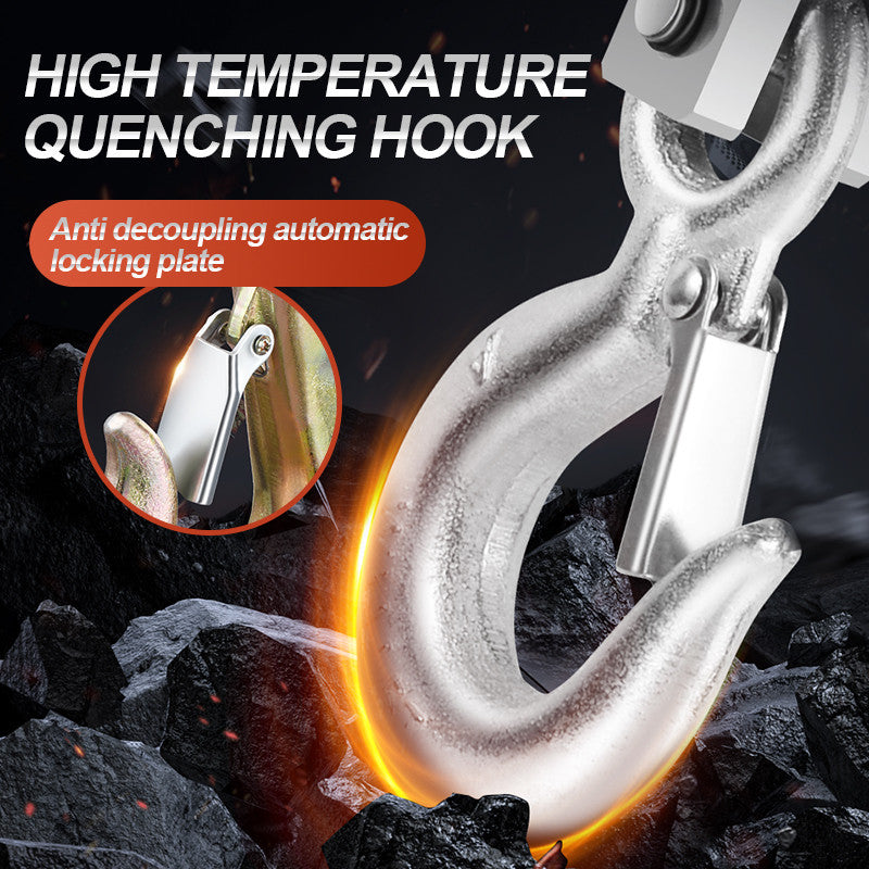 300KG/500KG/1000KG/2000KG 1T 2T Mini Crane Scale Industrial Hook Hanging Weight Digital LCD Display