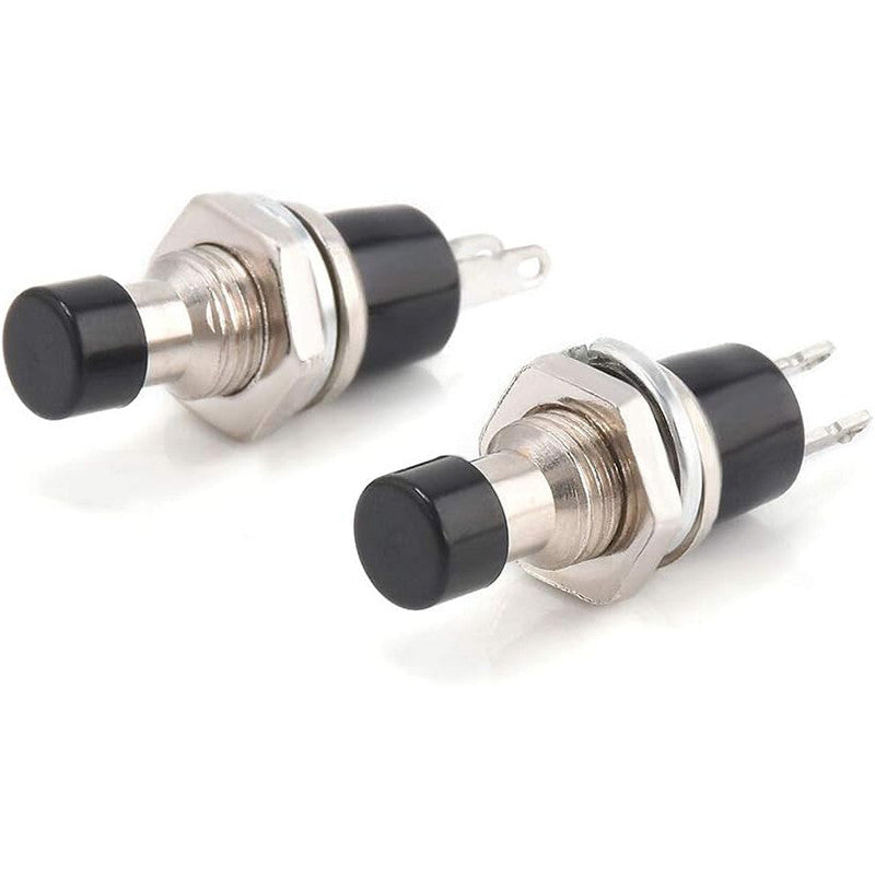 1PCS PBS-110 Black mini circular momentary button switch press to reset, PBS-110,7MM, micro switch, normally open