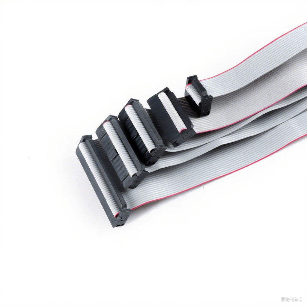 Fulabs 2.54MM Pitch FC-6/10/16/20/24 PIN 20CM JTAG ISP DOWNLOAD CABLE Gray Flat Ribbon Data Cable FOR DC3 IDC BOX HEADER