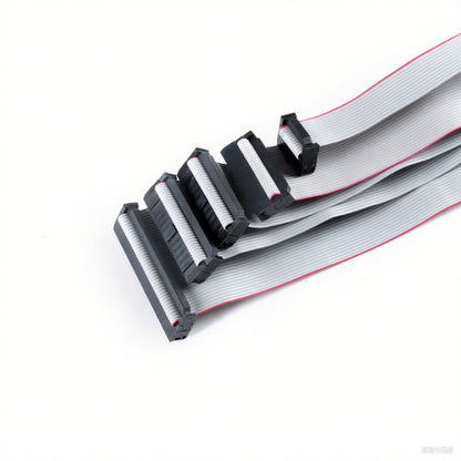 Fulabs 2.54MM Pitch FC-6/10/16/20/24 PIN 20CM JTAG ISP DOWNLOAD CABLE Gray Flat Ribbon Data Cable FOR DC3 IDC BOX HEADER