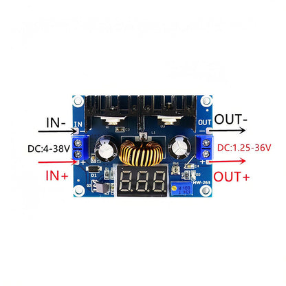 XH-M404 Voltage Regulator Module Digital PWM Adjustabl DC-DC 4-40V 8A 200W Step Down Voltage Regulator