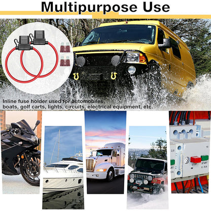 18/16/14/12/10AWG Waterproof 32V Medium Auto Fuse Holder 1A-50A