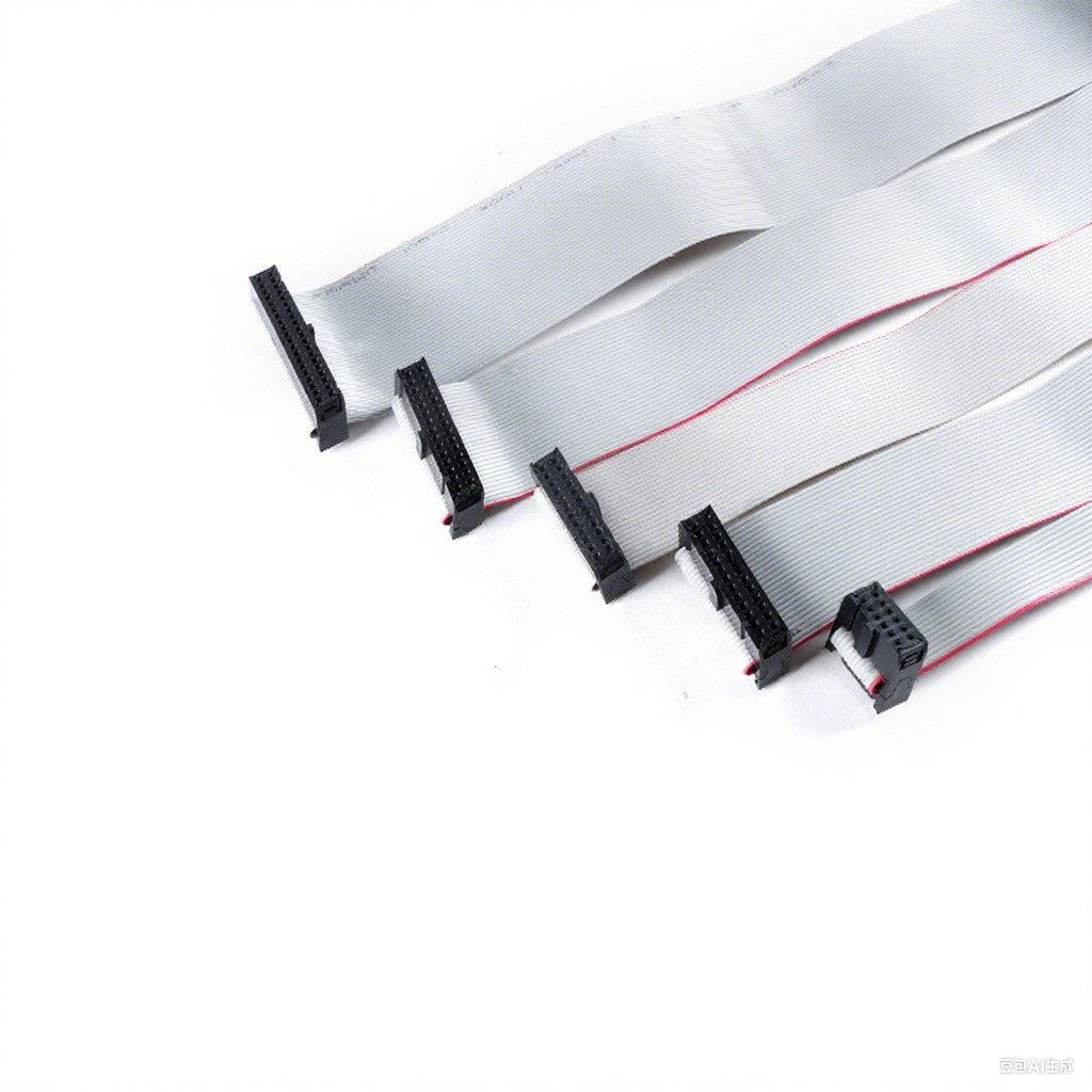 Fulabs 2.54MM Pitch FC-6/10/16/20/24 PIN 20CM JTAG ISP DOWNLOAD CABLE Gray Flat Ribbon Data Cable FOR DC3 IDC BOX HEADER