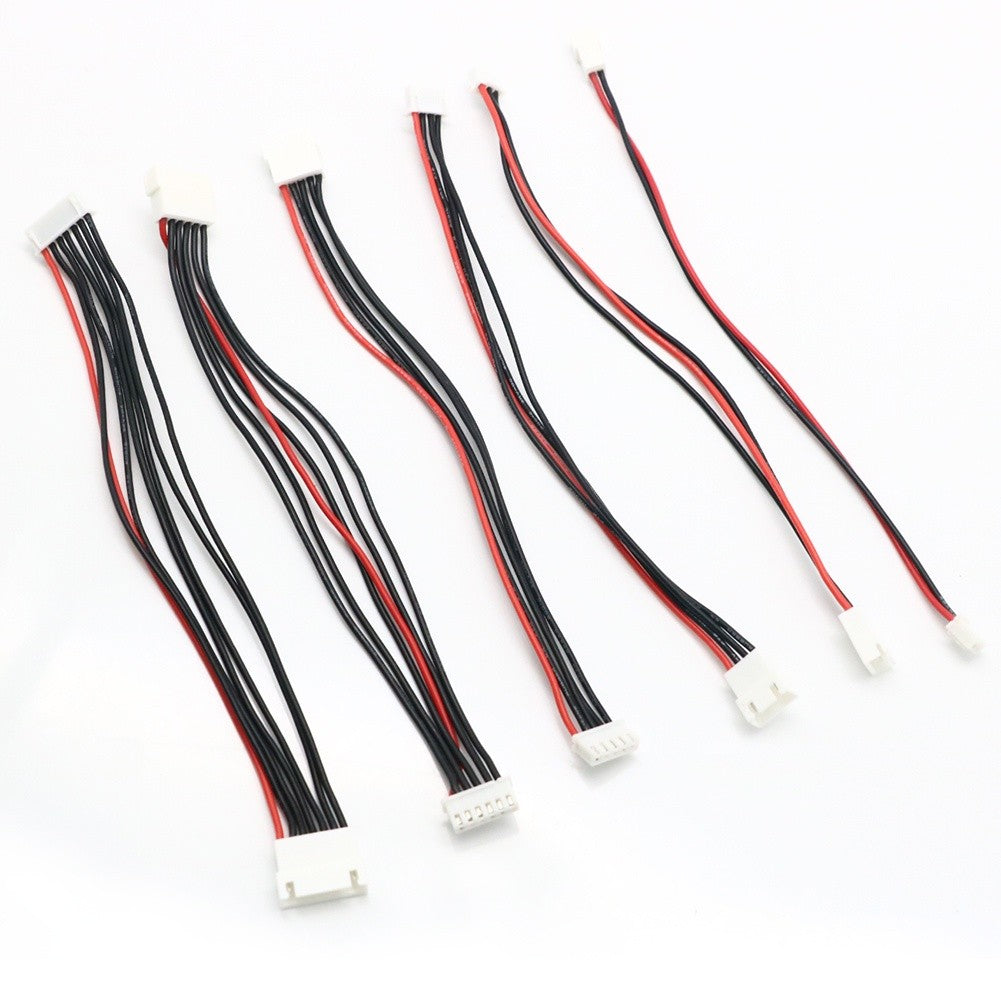 Fulabs 5pcs/lot 20cm 26AWG Lipo Balance Wire Extension Charged Cable Lead Cord for RC Lipo Battery charger 2S 3S 4S 5S 6S