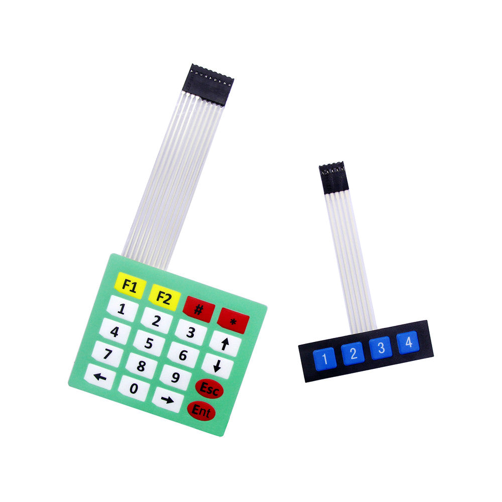 1pcs Keypad Keyboard Touch Button Switch Matrix Array Waterproof Membrane Arduino 1*4 4*4 4*5 16 Push Buttons