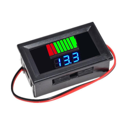 Fulabs Waterproof Lithium Battery Capacity Meter High Precision LED Voltmeter Tester 12V 24V 36V 48V 60V 72V 84V