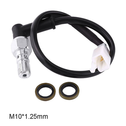 Motorcycle Hydraulic Switch Brake Tail Light Switch Universal M10×1.25mm M10×1.0mm