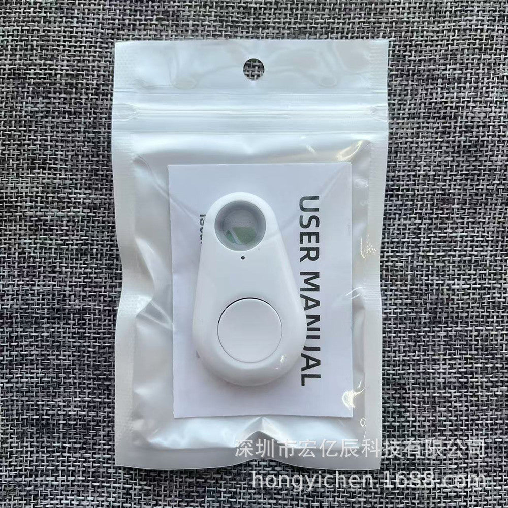 1pcs Universal Waterproof Positioning Device Hangable Position Finder Smart Mini GPS Alarm Tracker Anti Lost Phone Bluetooth Locator For Pets Kids Car Luggage Keys Wallet