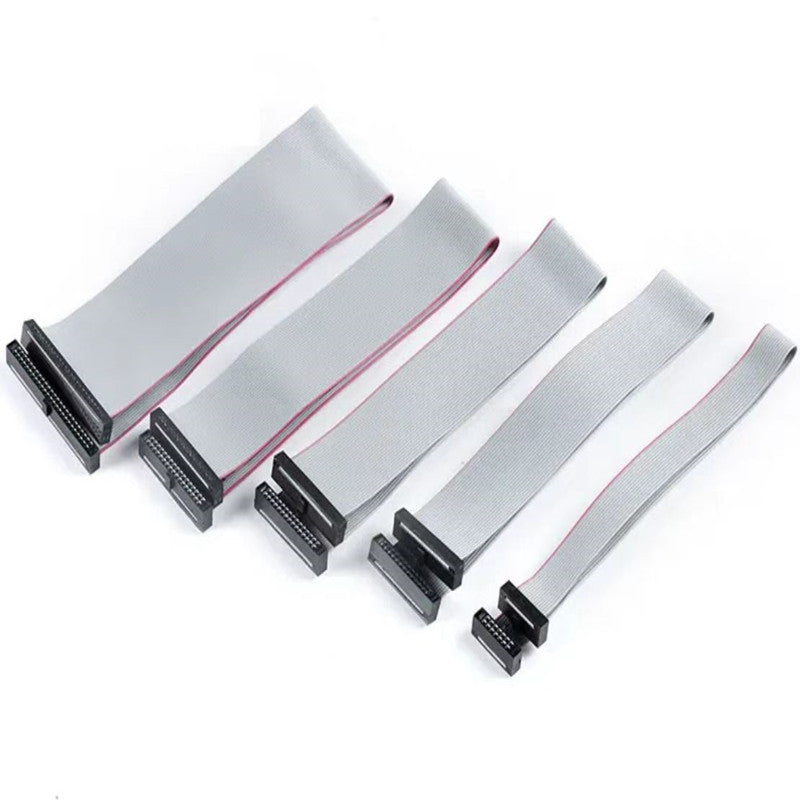 Fulabs 2.54MM Pitch FC-6/10/16/20/24 PIN 20CM JTAG ISP DOWNLOAD CABLE Gray Flat Ribbon Data Cable FOR DC3 IDC BOX HEADER