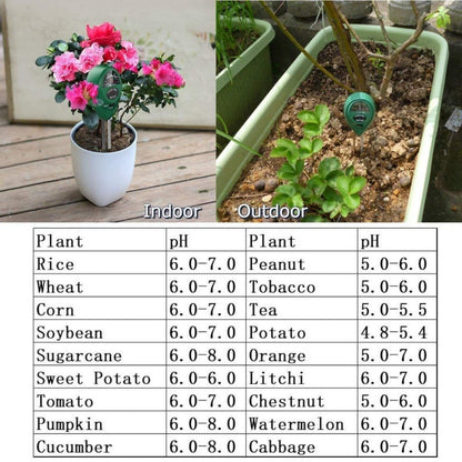 Digital Tester 3 in1 Soil Moisture Sunlight PH Meter Tester For Gardening Tools