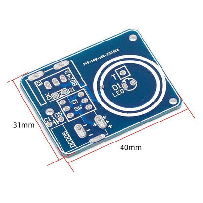 Fulabs BD243 Mini Tesla Coil Kit Magic Props DIY Parts Empty Lights Technology Diy Electronics BD243C DIY