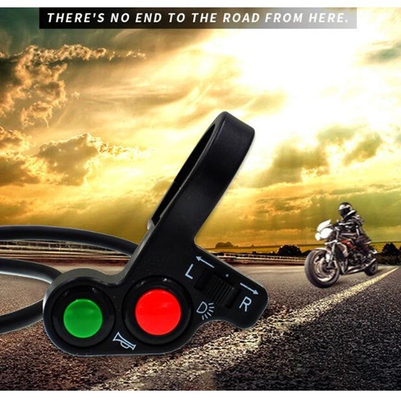 Motorcycle Handlebar Switch Engine Electric Start Horn Light Push Button KG-25