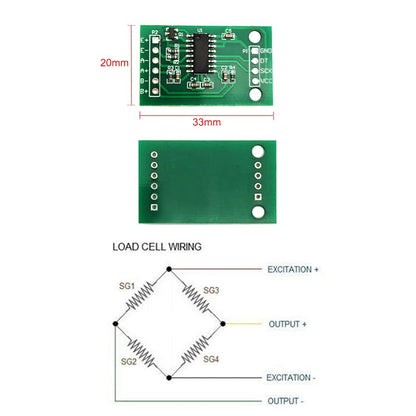 Load Cell Amplifier HX711 & Straight Bar Load Cell Weight Sensor 1kg  | 5kg | 10kg | 20kg