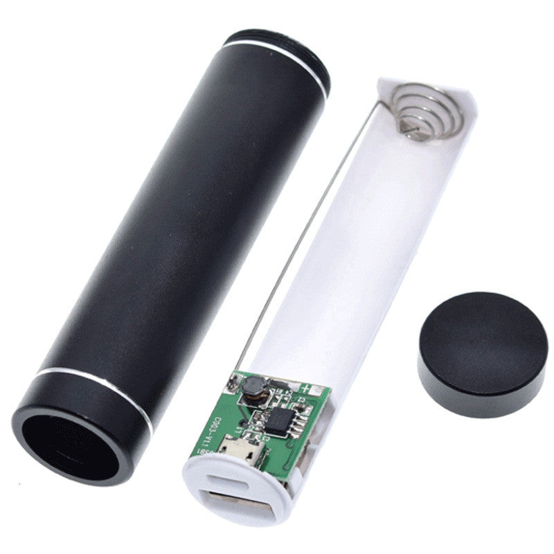 1pcs Power Bank DIY Kit Storage Case Box Free welding Suit 1X 18650 Battery 5V 1A USB smart phone External Charger