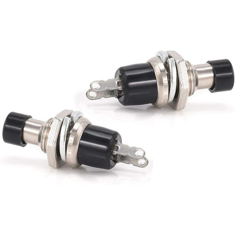 1PCS PBS-110 Black mini circular momentary button switch press to reset, PBS-110,7MM, micro switch, normally open