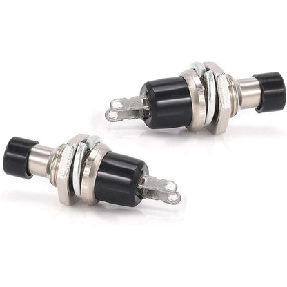 1PCS PBS-110 Black mini circular momentary button switch press to reset, PBS-110,7MM, micro switch, normally open