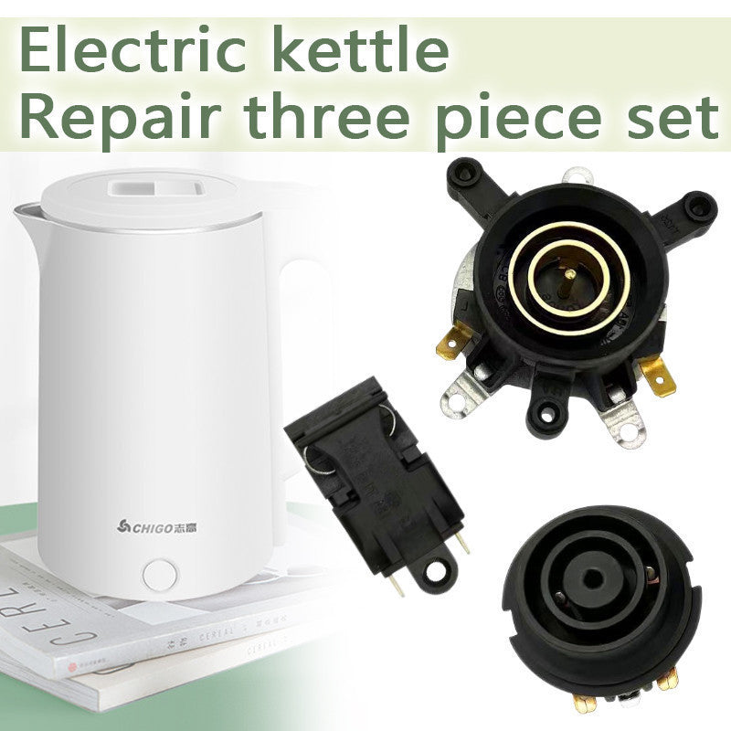 1 Set Thermostat Temperature Control Kettle Top Base Set Socket Electric Parts