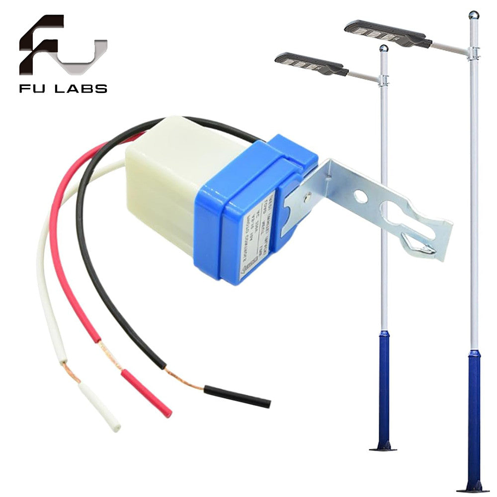 12V 24V 220V Automatic On Off Photocell Street Light Sensor Switch Auto Street Light Switch Night On Day Off Sensor Switches