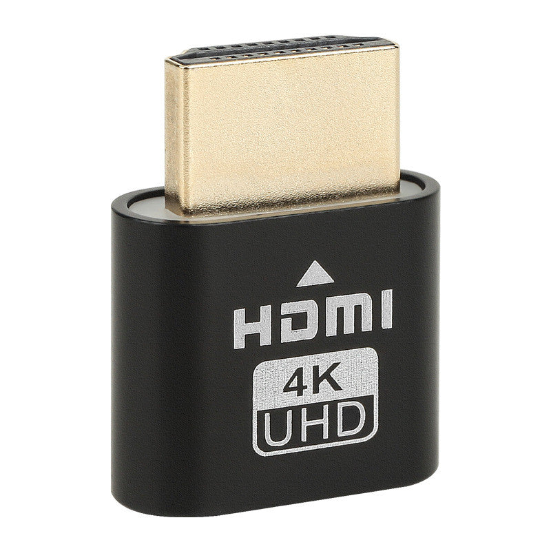 Fulabs HDMI-compatible Dummy Plug HDMI-compatible Monitor Emulator DDC EDID 4K Virtual Display Adapter V2F6