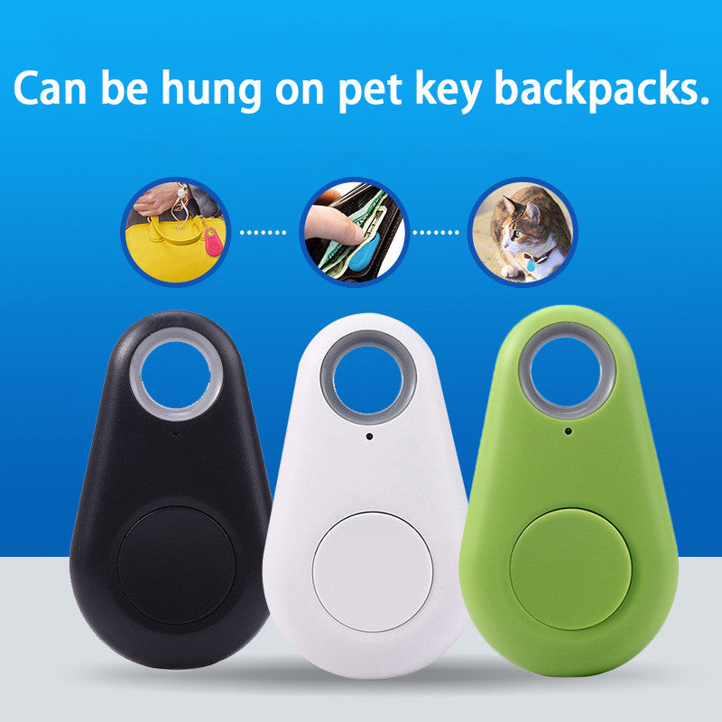 1pcs Universal Waterproof Positioning Device Hangable Position Finder Smart Mini GPS Alarm Tracker Anti Lost Phone Bluetooth Locator For Pets Kids Car Luggage Keys Wallet