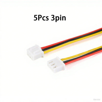 Fulabs 5pcs/lot 20cm 26AWG Lipo Balance Wire Extension Charged Cable Lead Cord for RC Lipo Battery charger 2S 3S 4S 5S 6S