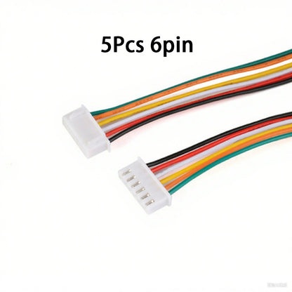 Fulabs 5pcs/lot 20cm 26AWG Lipo Balance Wire Extension Charged Cable Lead Cord for RC Lipo Battery charger 2S 3S 4S 5S 6S