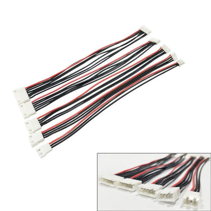 Fulabs 5pcs/lot 20cm 26AWG Lipo Balance Wire Extension Charged Cable Lead Cord for RC Lipo Battery charger 2S 3S 4S 5S 6S