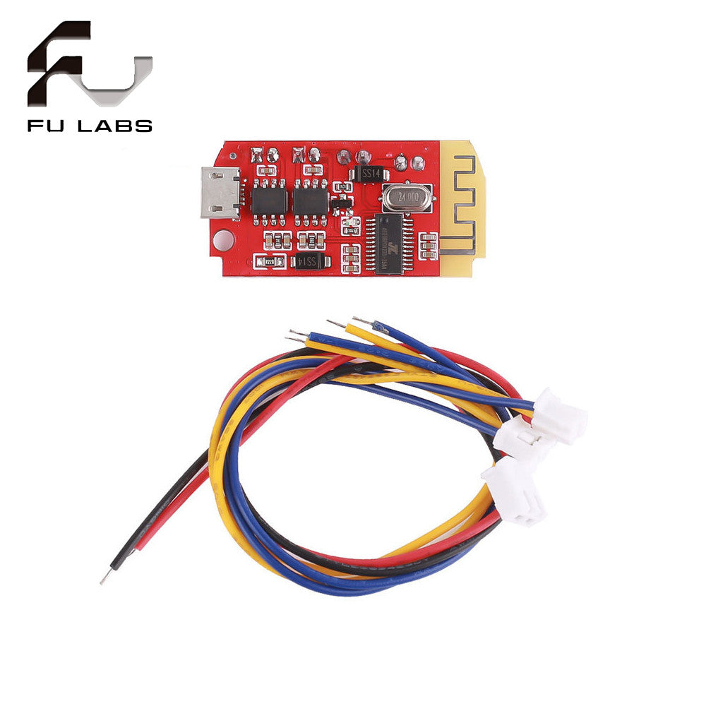 Fulabs CT14 Micro 4.2 Stereo Bluetooth Power Amplifier Board Module 5VF 5W+5W Mini with Charging Port for Refitting Idle Sound Box
