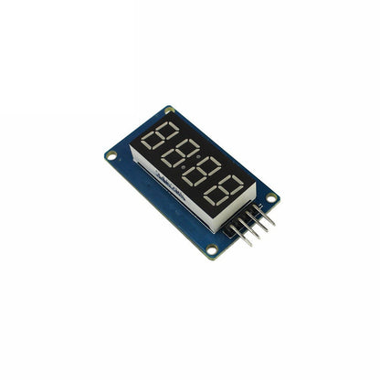 1pcs TM1637 4 Bits/TM1638/MAX7219 8 bit Digital LED Display Module 7 Segment 0.36Inch Clock RED Anode Tube Four Serial Driver
