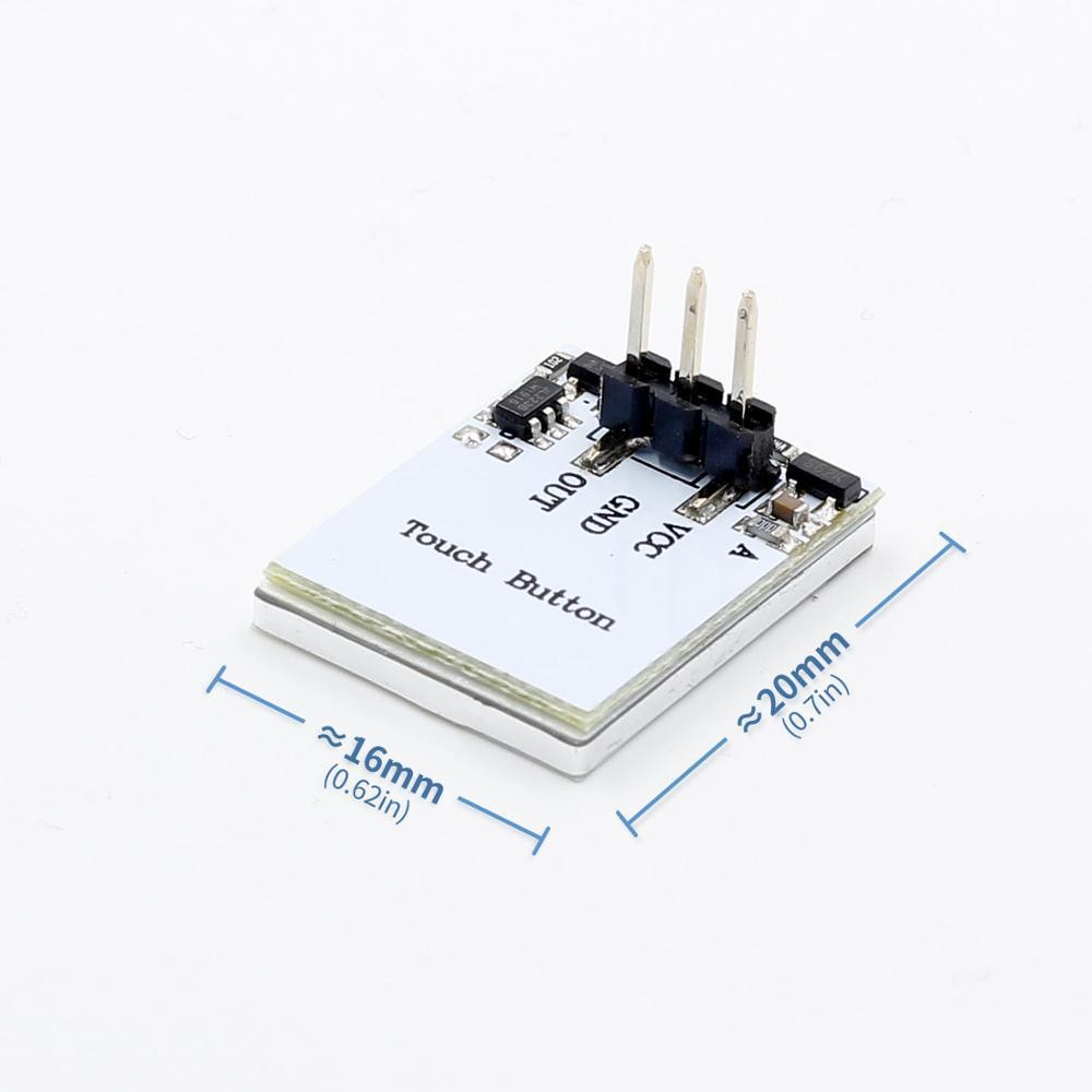 Fulabs Capacitive Touch Switch HTTM Touch Button Sensor Module Green Blue Red Yellow RGB Colorful Display Integrated Circuit