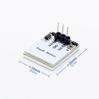 Fulabs Capacitive Touch Switch HTTM Touch Button Sensor Module Green Blue Red Yellow RGB Colorful Display Integrated Circuit