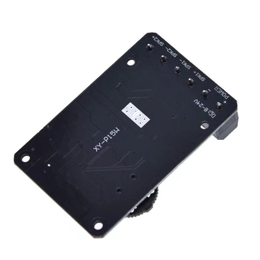 XY-P15W Stereo Bluetooth Power Amplifier Board 12V/24V High Power Digital Amplifier Module