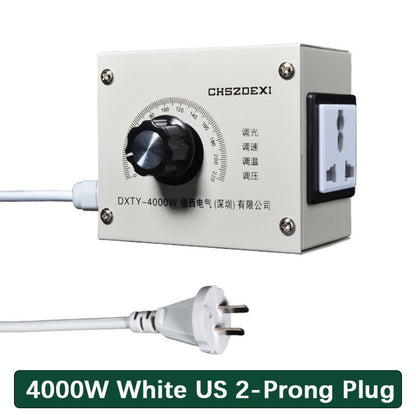 3000W 4000W AC 220V Motor Speed Controller Speed Control Switch Variable Voltage Regula Control LED Dimmer