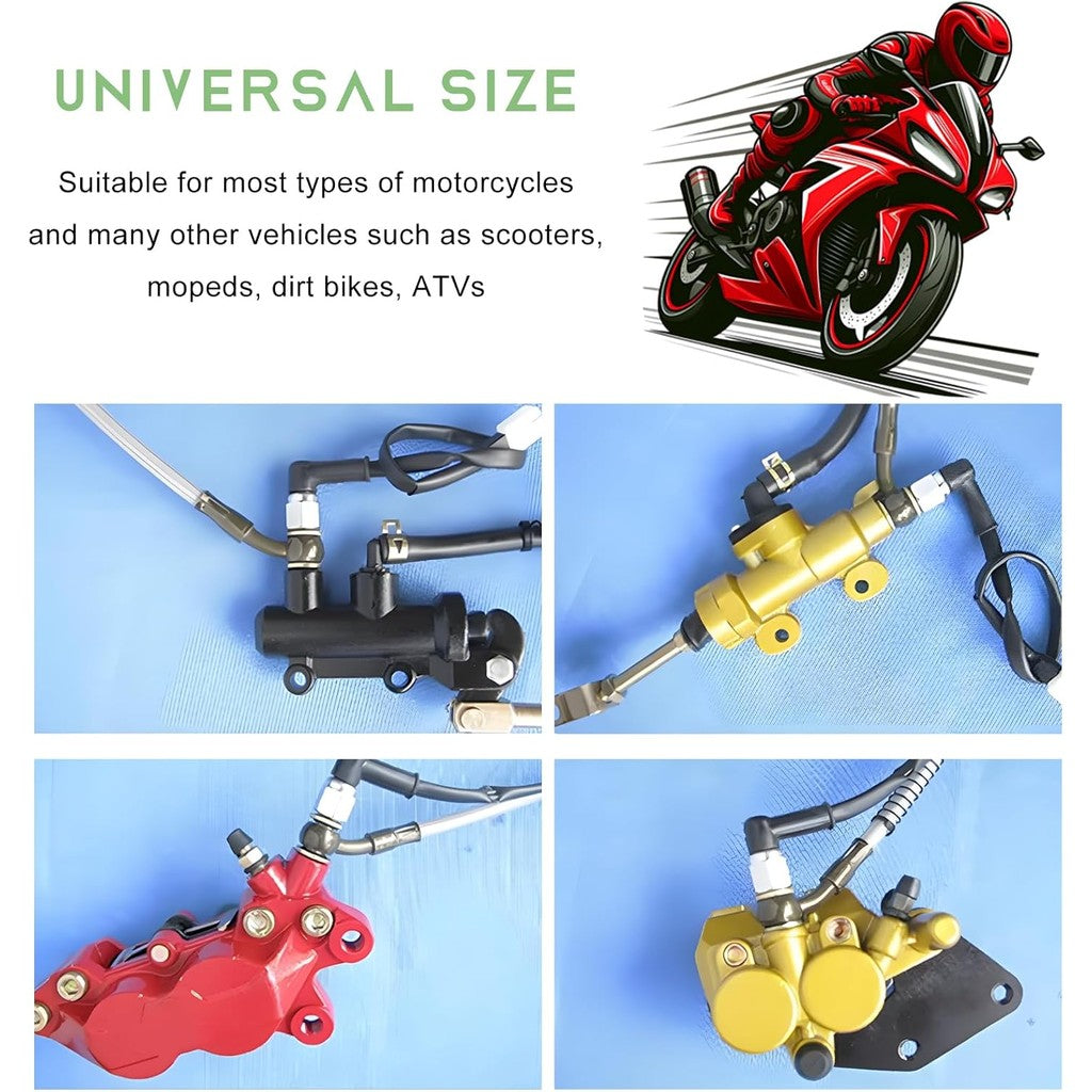 Motorcycle Hydraulic Switch Brake Tail Light Switch Universal M10×1.25mm M10×1.0mm