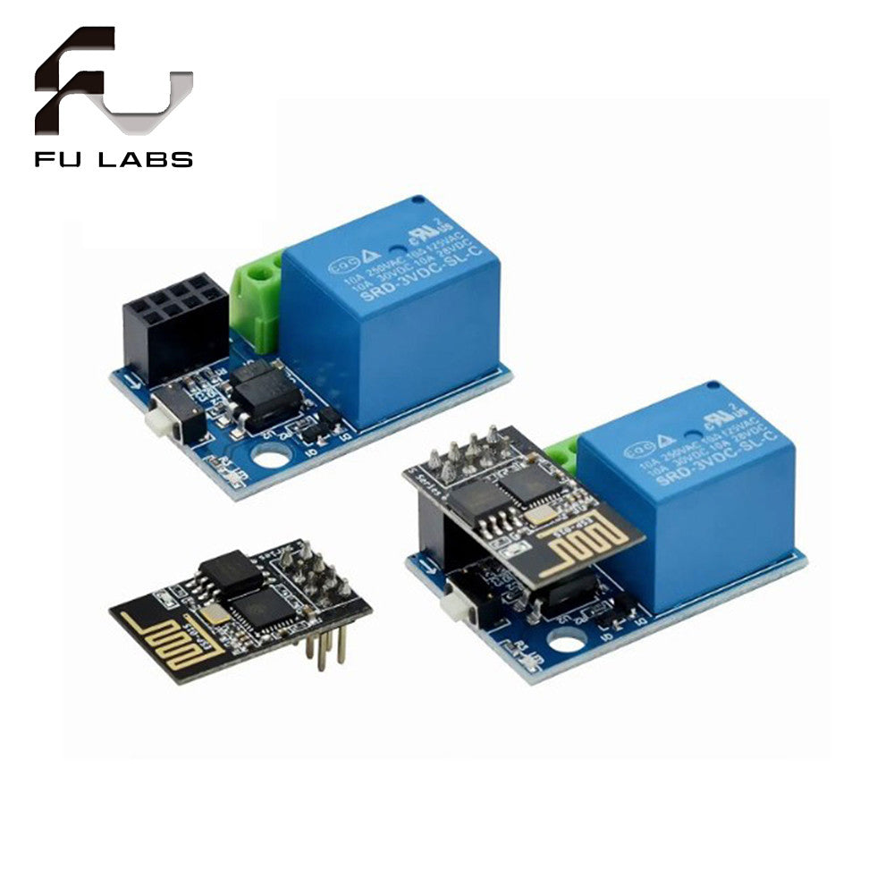 Fulabs ESP8266 5V WiFi Relay Module Smart Home Remote Control ESP-01 ...